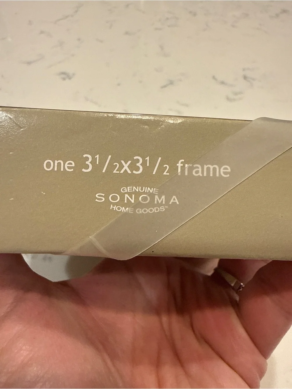 Sonoma Home Goods Cottage Garden Photo Frame NIP 3.5x3.5 Wheelbarrow Bird Floral
